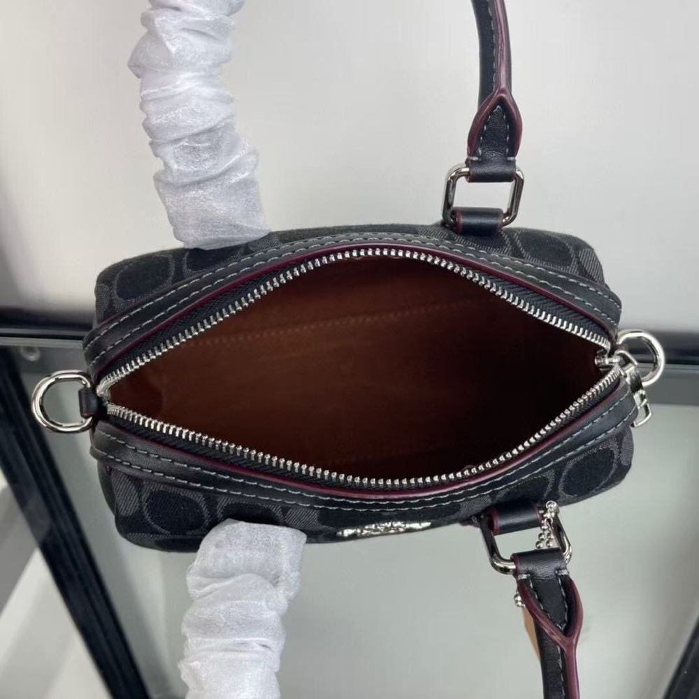 Coach Rowan Satchel Bag In Signature Denim Canvas NWT CY699 - Picture 5 of 7